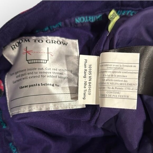 Burton Girls Snowboard Pants Elite Cargo Snow Cargo Pants Size Girl Small (8) - Picture 12 of 16